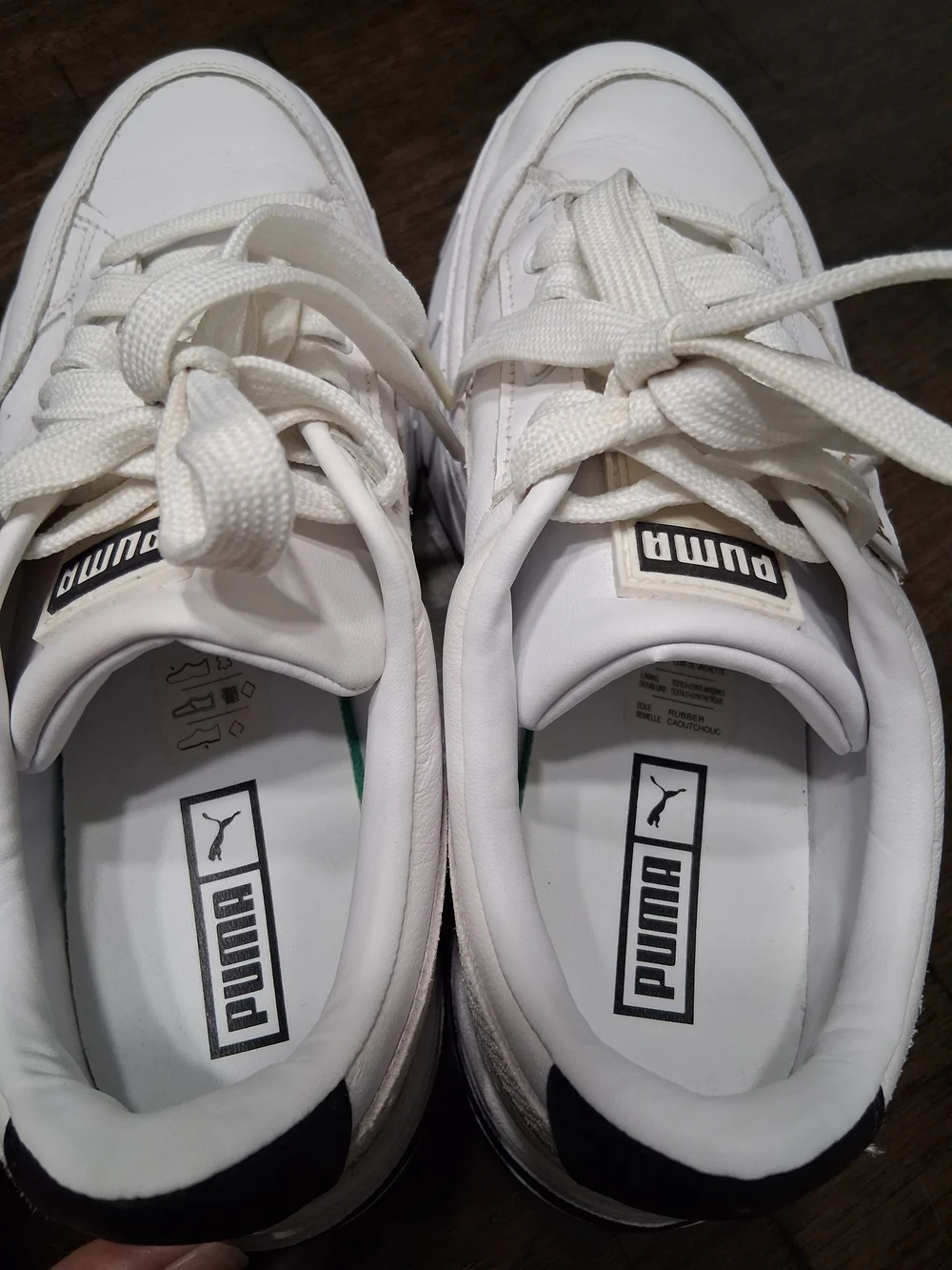 PUMA White Platform Sneakers